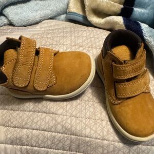 Timberland Kids Brown Velcro Boots
